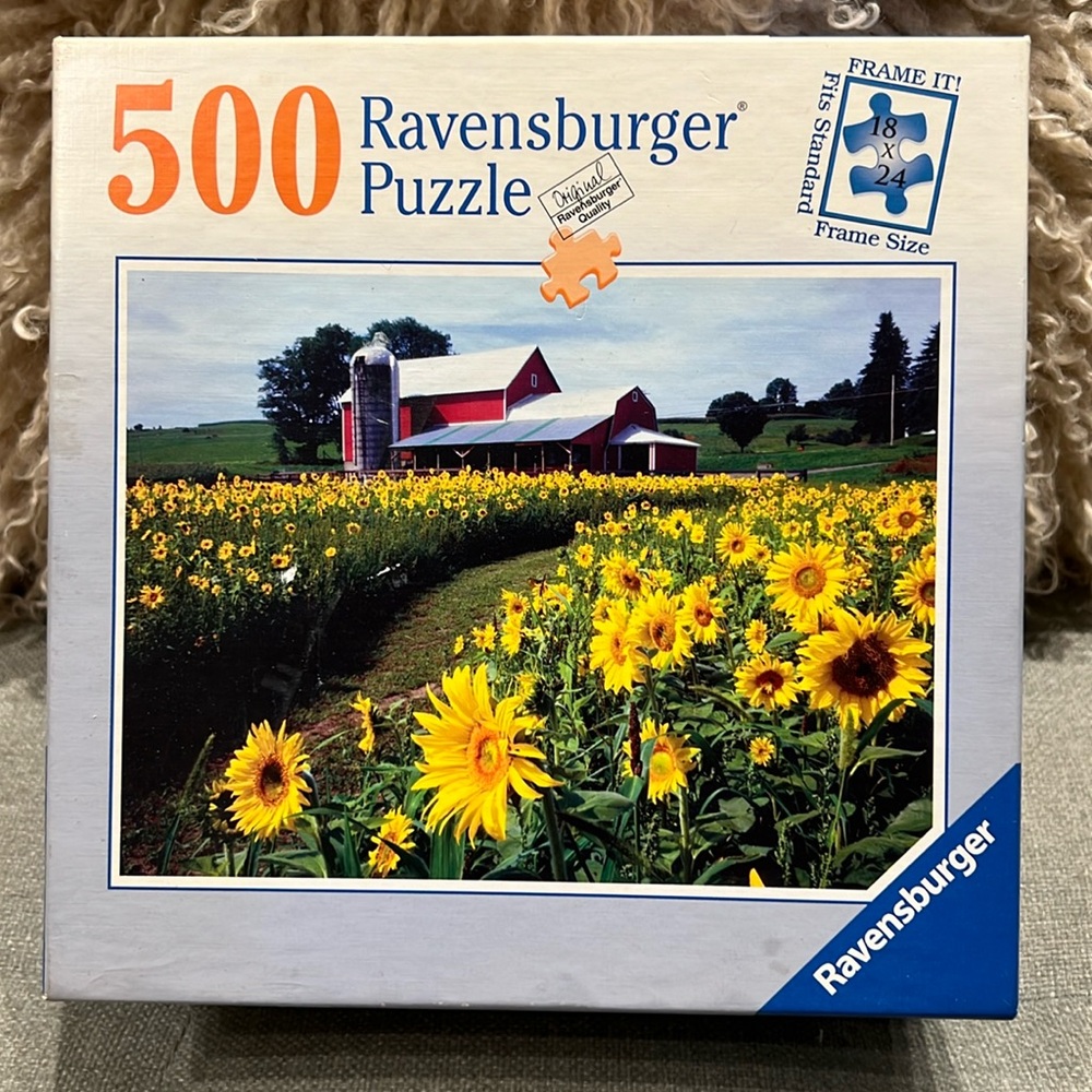 Sunflowers 🔴2/$25🔴500 Piece Jigsaw Puzzle by Ravensburger